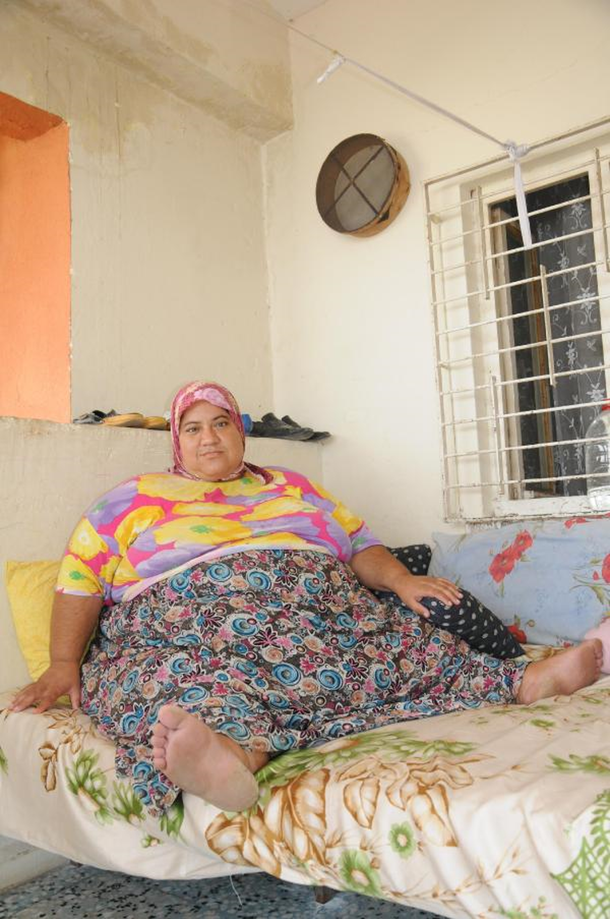 İskenderun\'da Aşırı Kiloları Yüzünden Evden Çıkamaz Oldu