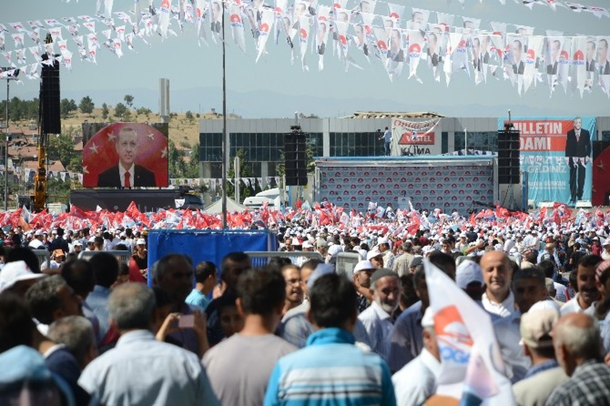 Cumhurbaşkanı Adayı ve Başbakan Erdoğan Malatya\'da
