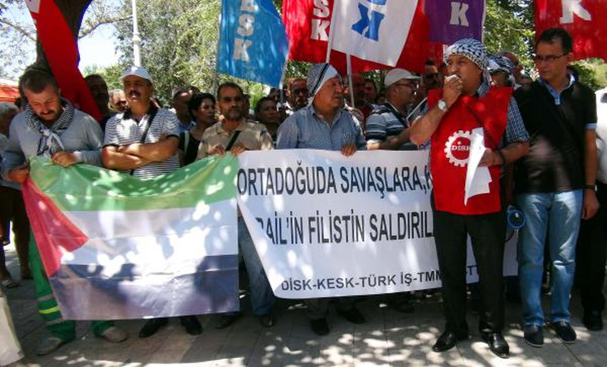 Gaziantep\'te Gazze Protestosu