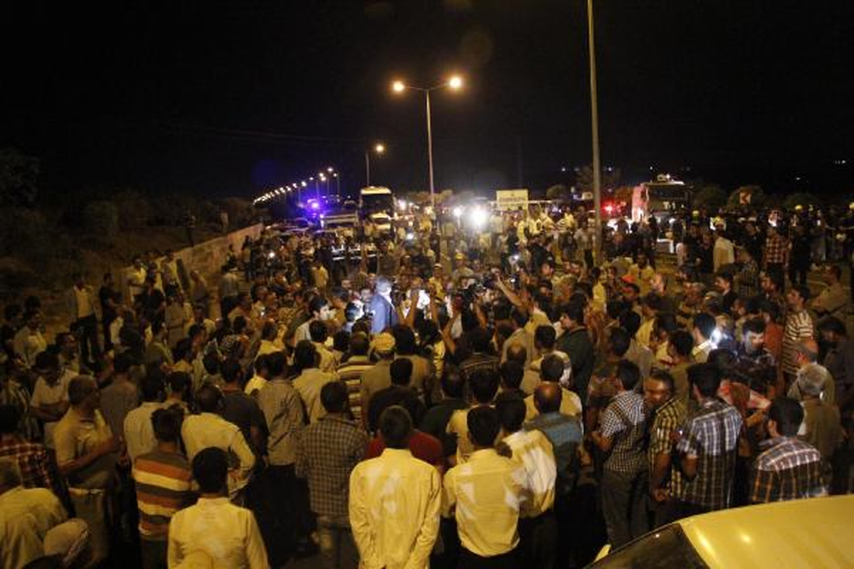 Şanlıurfa\'da Elektrik Protestosu (2)