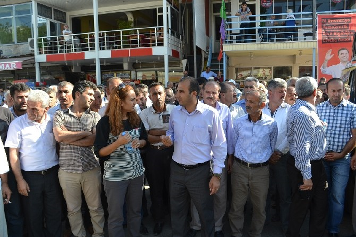 Silvan\'da IŞİD Protestosu