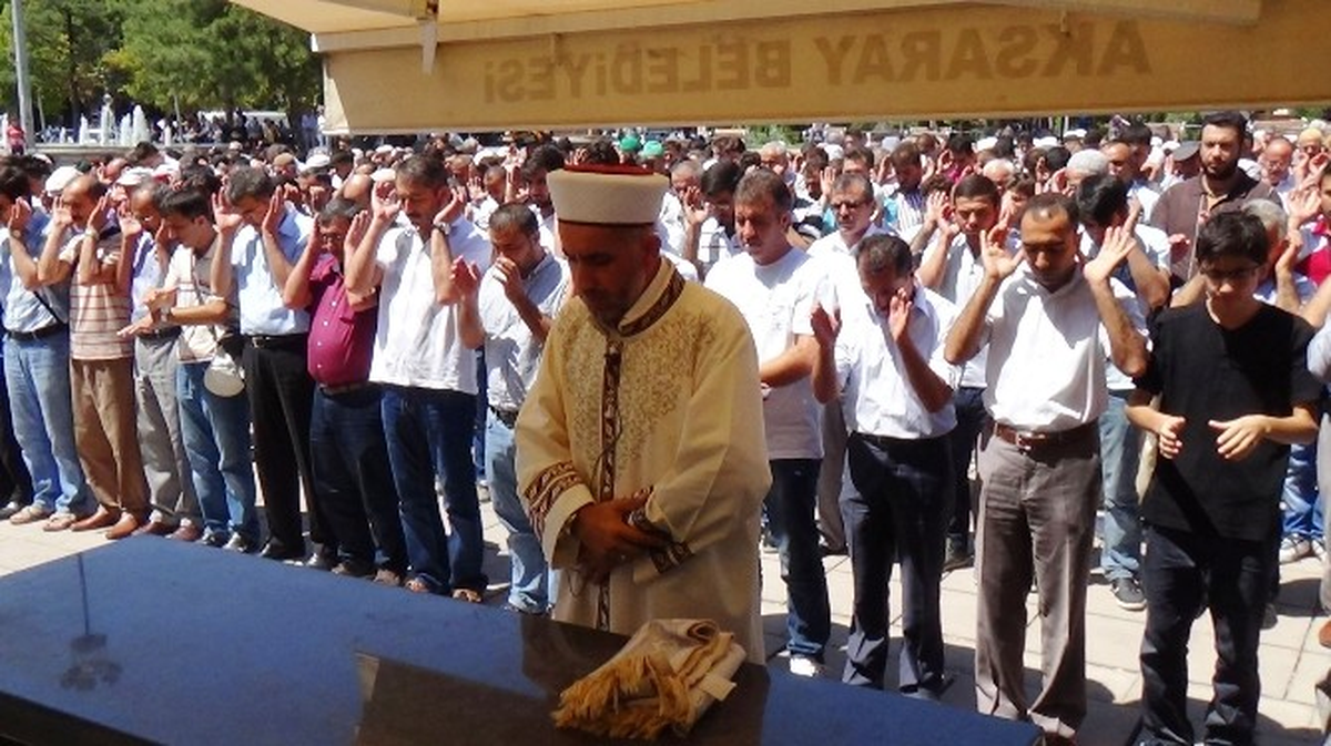 Aksaray\'da Gıyabi Cenaze Namazı