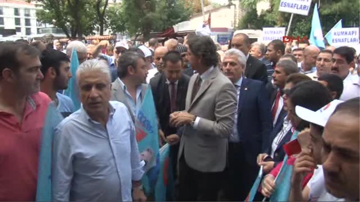 Başbakan Erdoğan\'a, Kapalı Çarşı ve Mahmutpaşa\'da Destek Yürüyüşü