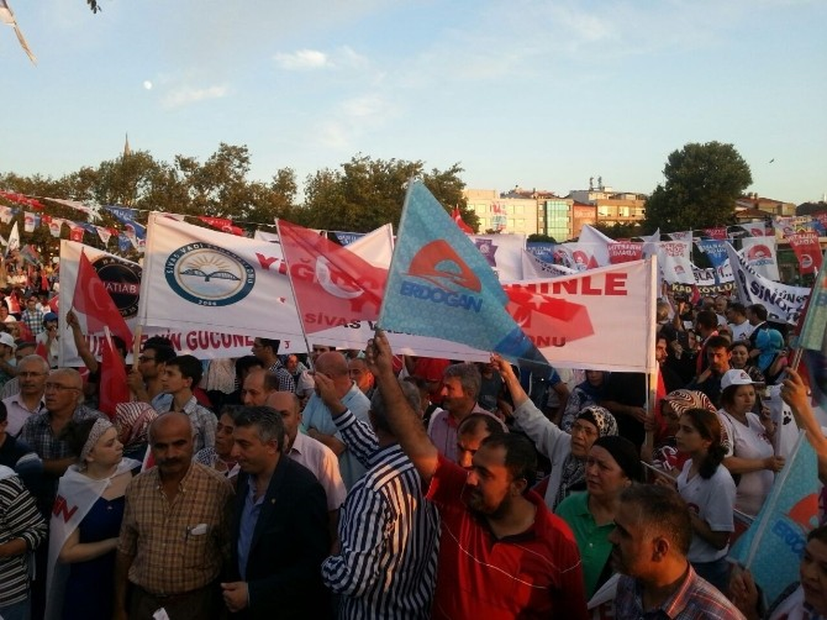 Cumhurbaşkanı Adayı Erdoğan\'a Kadıköy\'den Destek