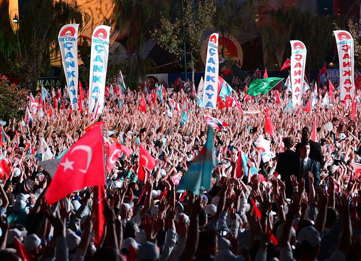 Cumhurbaşkanı Adayı ve Başbakan Erdoğan\'ın Ankara Mitingi