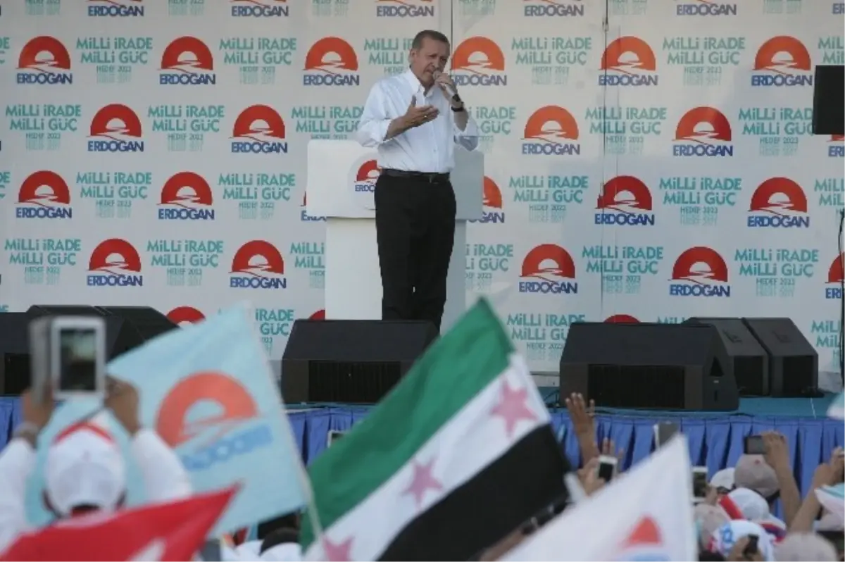 Cumhurbaşkanı Adayı ve Başbakan Erdoğan'ın Ankara Mitingi
