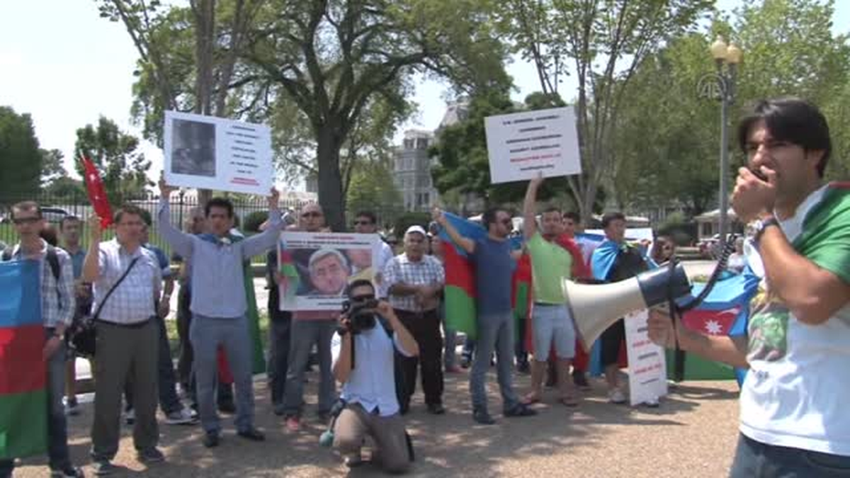 ABD\'de Ermenistan\'ın Azerbaycan\'a Yönelik Saldırıları Protesto Edildi