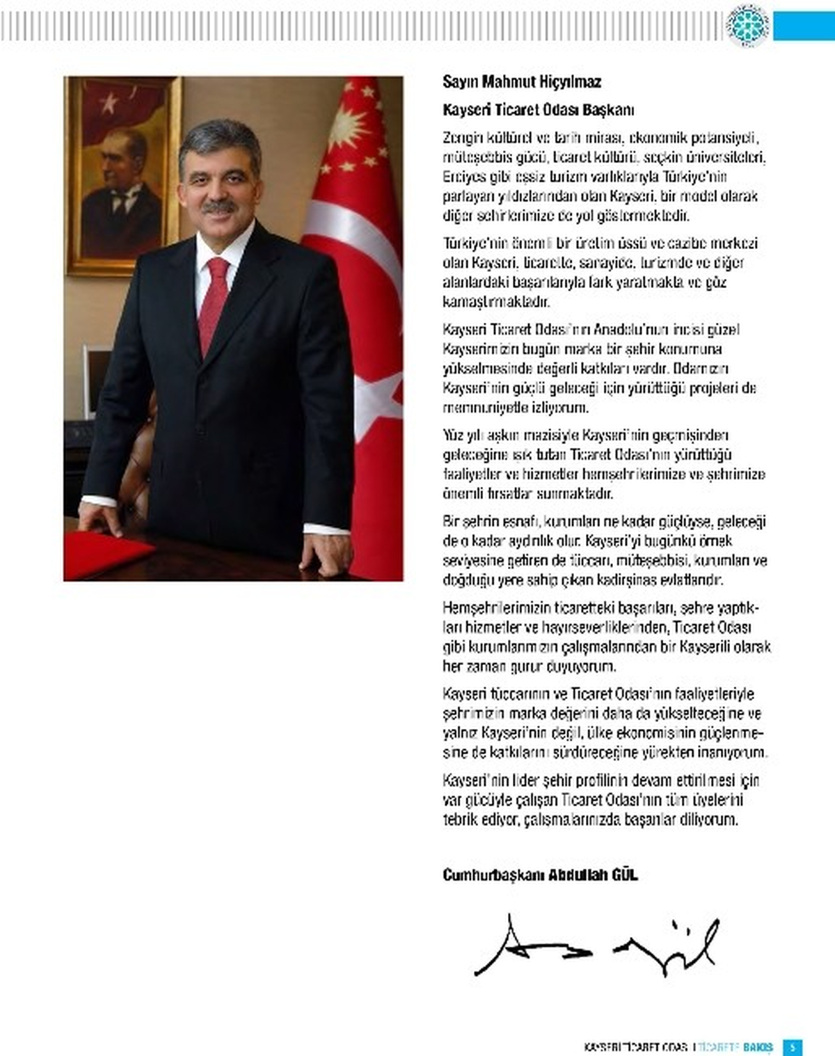 Kto\'nun \'Ticarete Bakış\' Adlı Dergisi Yayınlandı