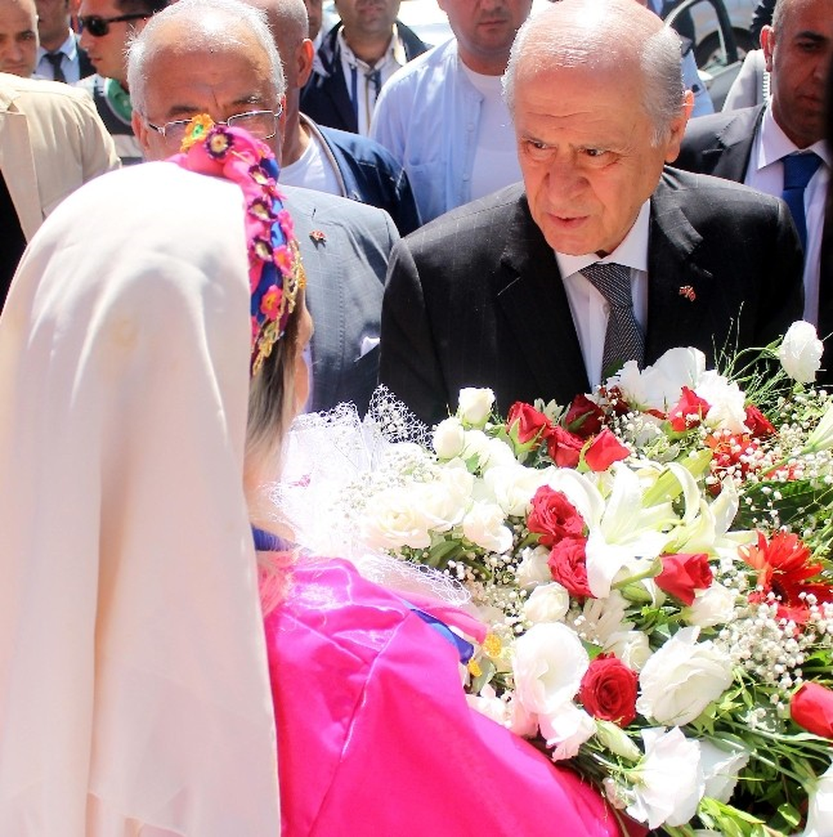 MHP Lideri Devlet Bahçeli Mersin\'de