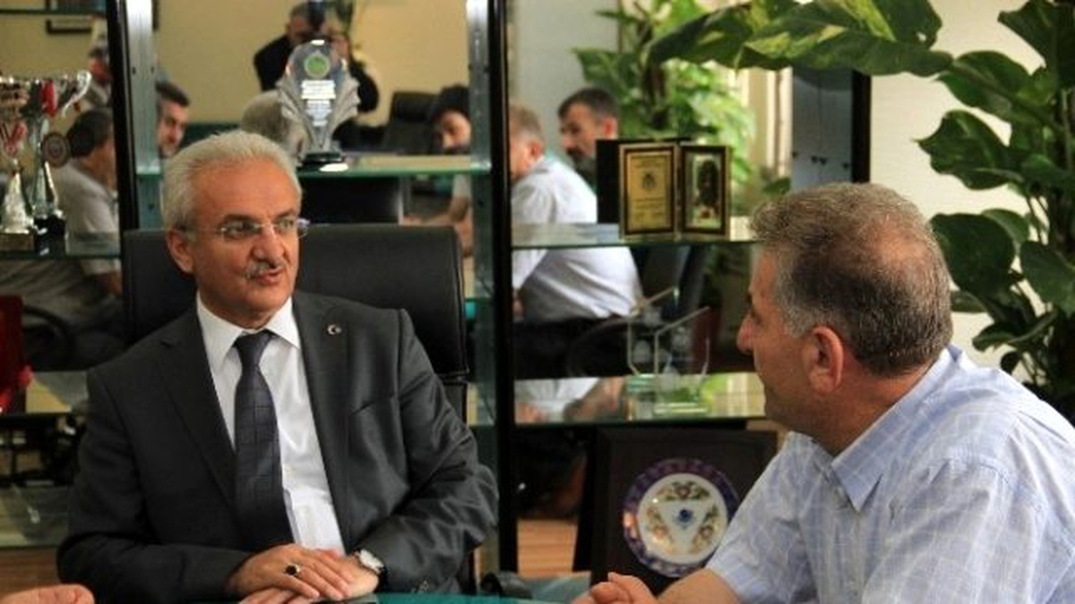 Erzincan\'da Oda Başkanlarından Başkan Başsoy\'a Ziyaret
