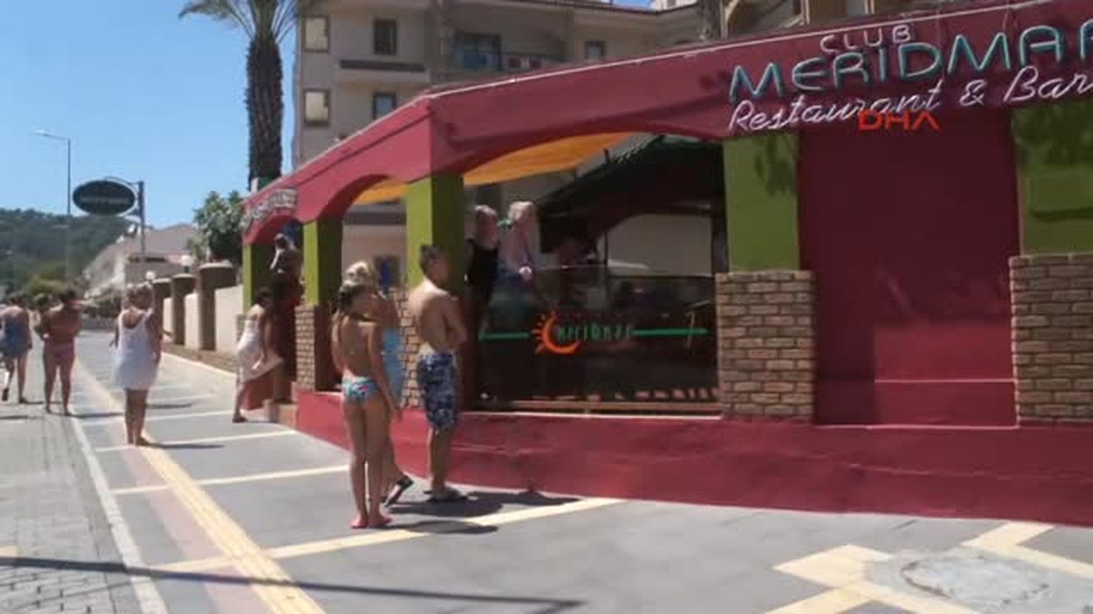 Marmaris\'te Oteldeki Yangın Korkuttu