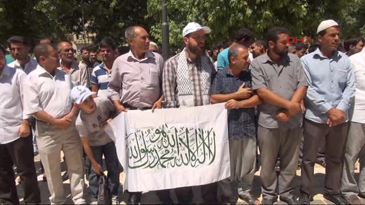 Şanlıurfa\'da İsrail Protestosu