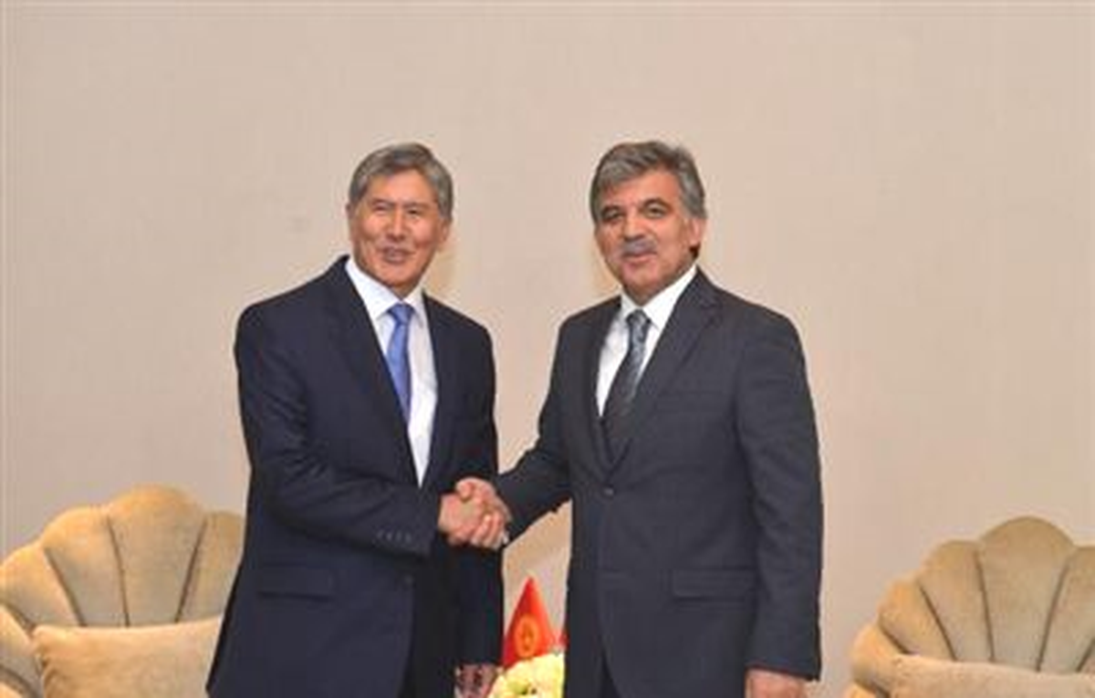 Cumhurbaşkanı Gül, Kırgızistan Cumhurbaşkanı Atambayev ile Görüştü