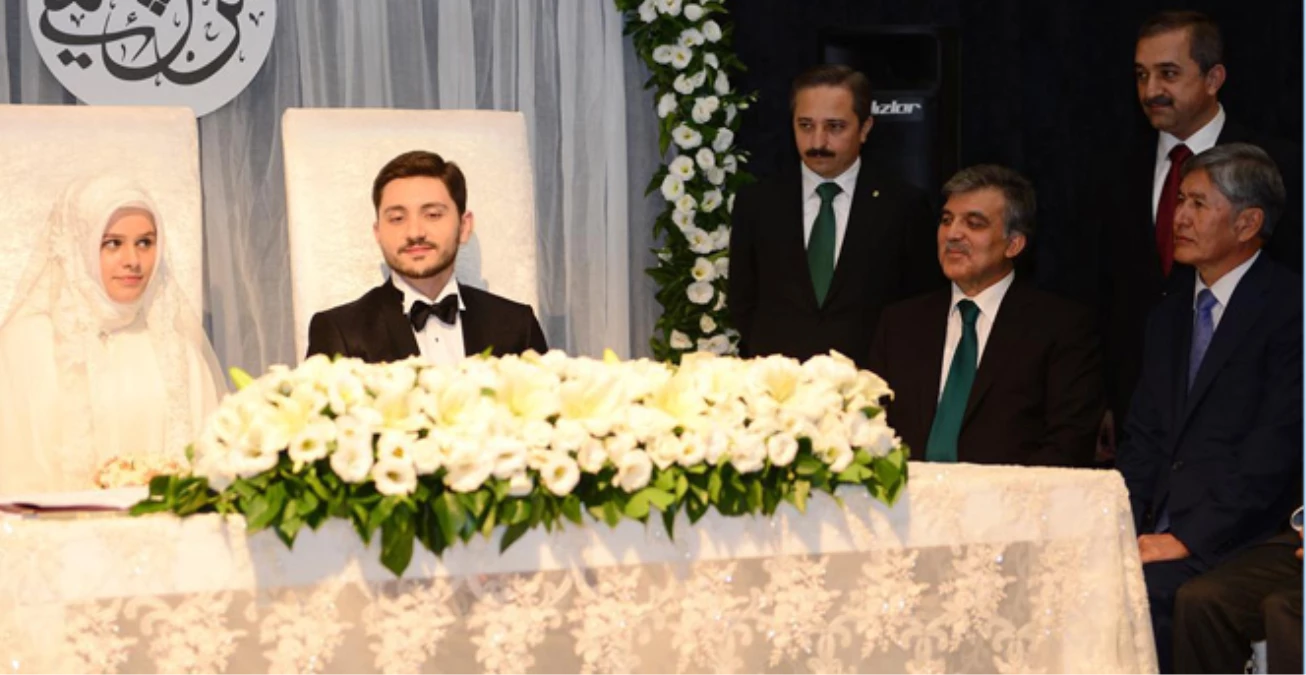 Gül ile Kırgızistan Cumhurbaşkanı Atambayev Nikah Şahidi Oldu