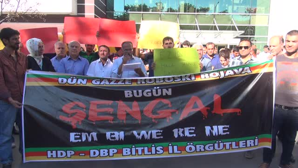 IŞİD\'in Irak\'taki saldırıları protesto edildi -