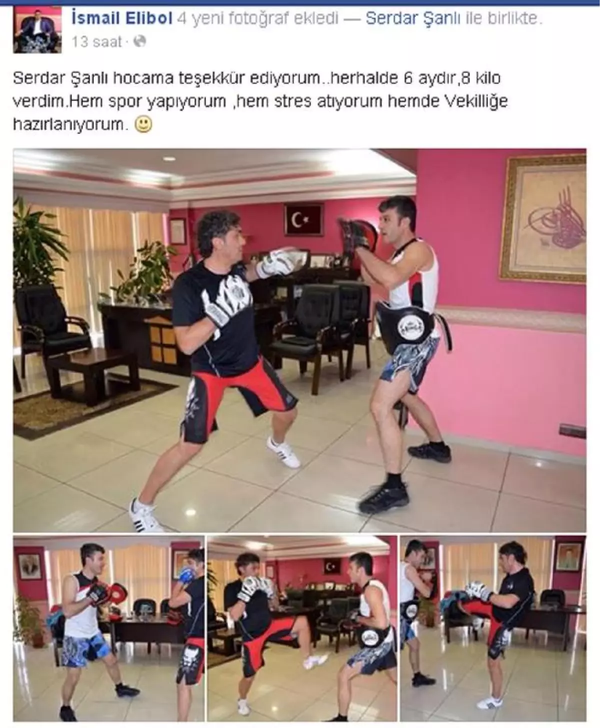 Meclis\'e Kıck Boks Yaparak Hazırlanıyor