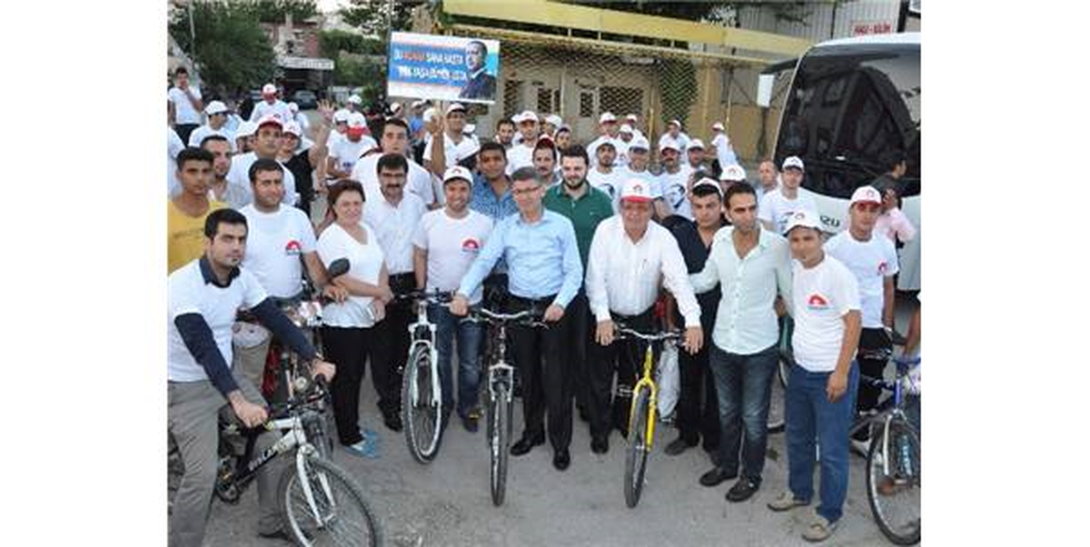 Pedal Çevirerek Destek Verdiler