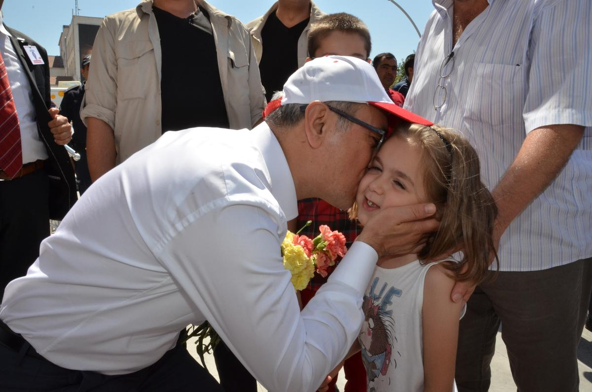 Ulaştırma, Denizcilik ve Haberleşme Bakanı Elvan, Karaman\'da Açıklaması