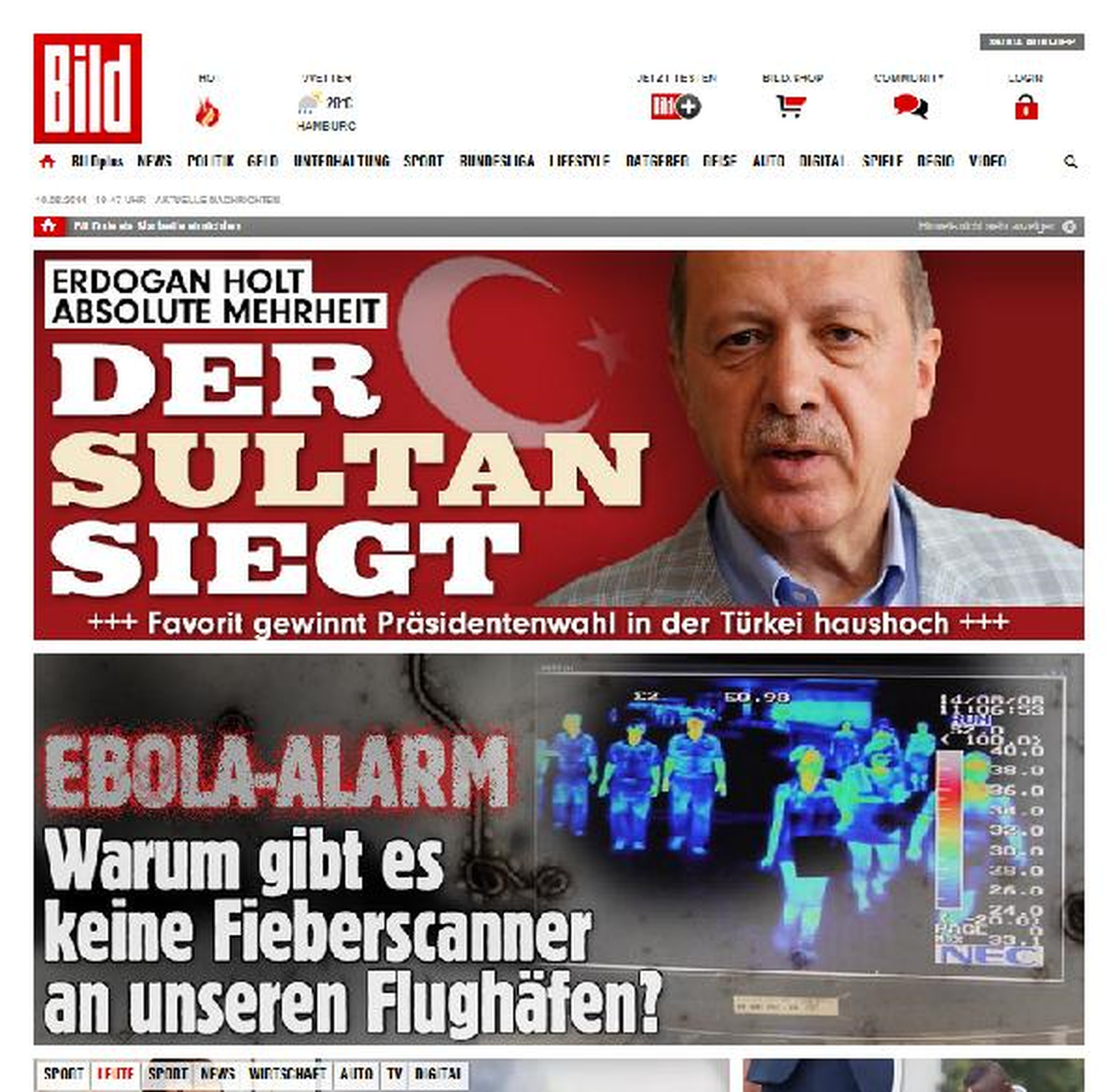 Alman Basını: "Erdoğan Açık Bir Zafer Kazandı"