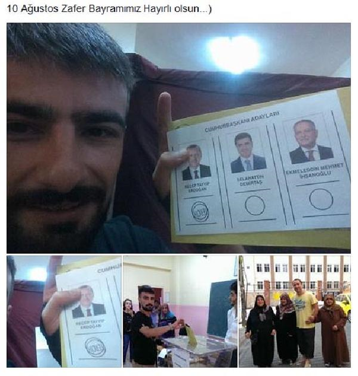 Oy Veren, Sosyal Medyada Paylaşıyor