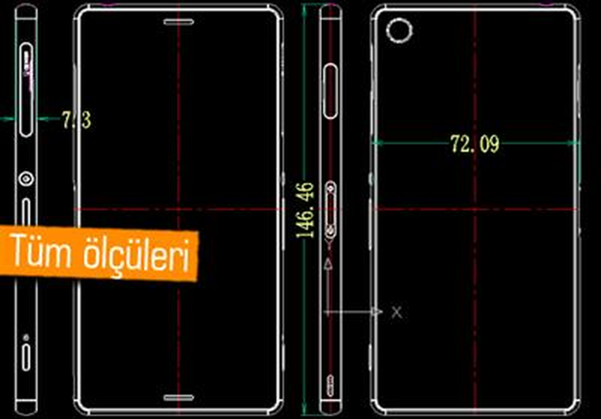 Sony Xperia Z3\'ün Ölçüleri Sızdırıldı!