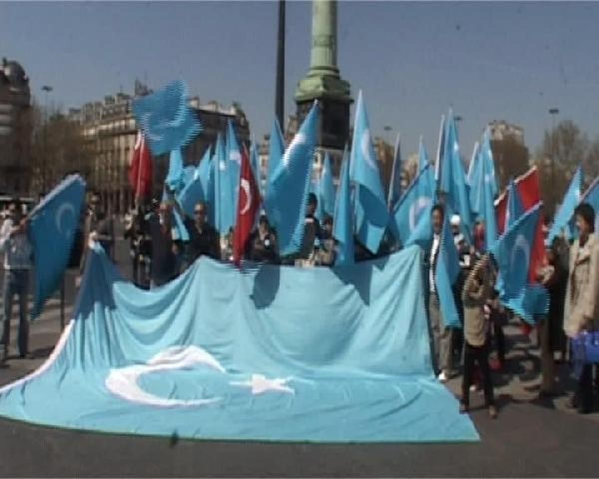 Uygurlar\'dan Çin Protestosu
