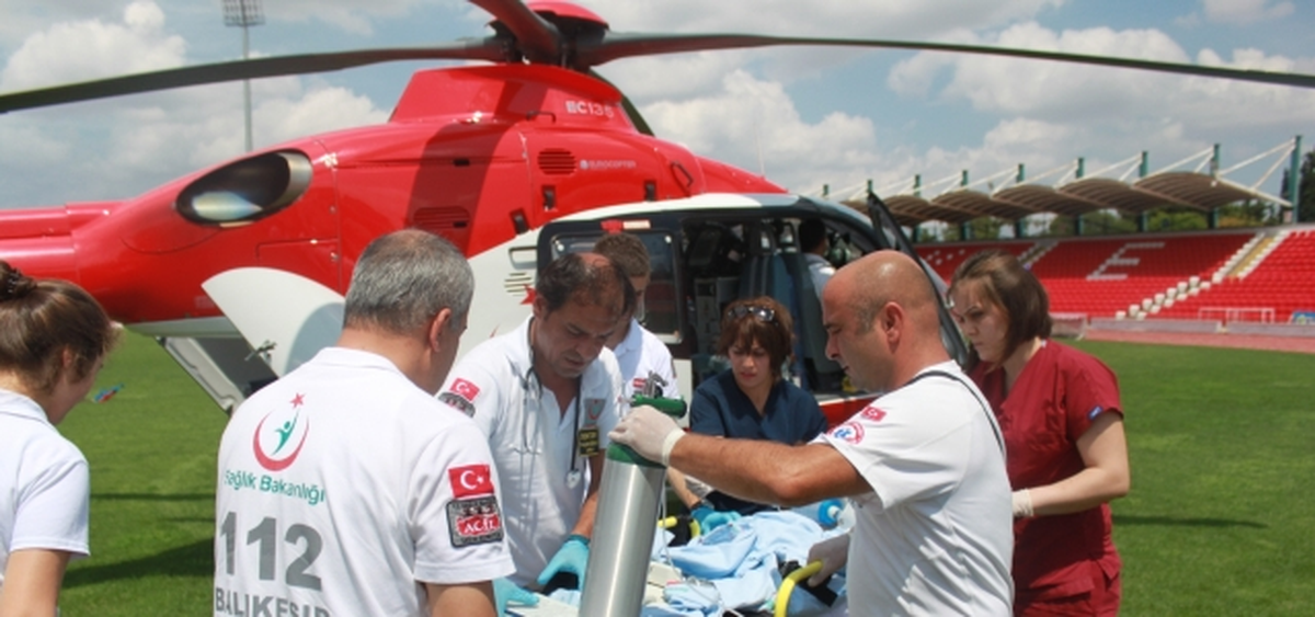 14 Aylık Bebek Helikopter Ambulansla İstanbul\'a Sevk Edildi