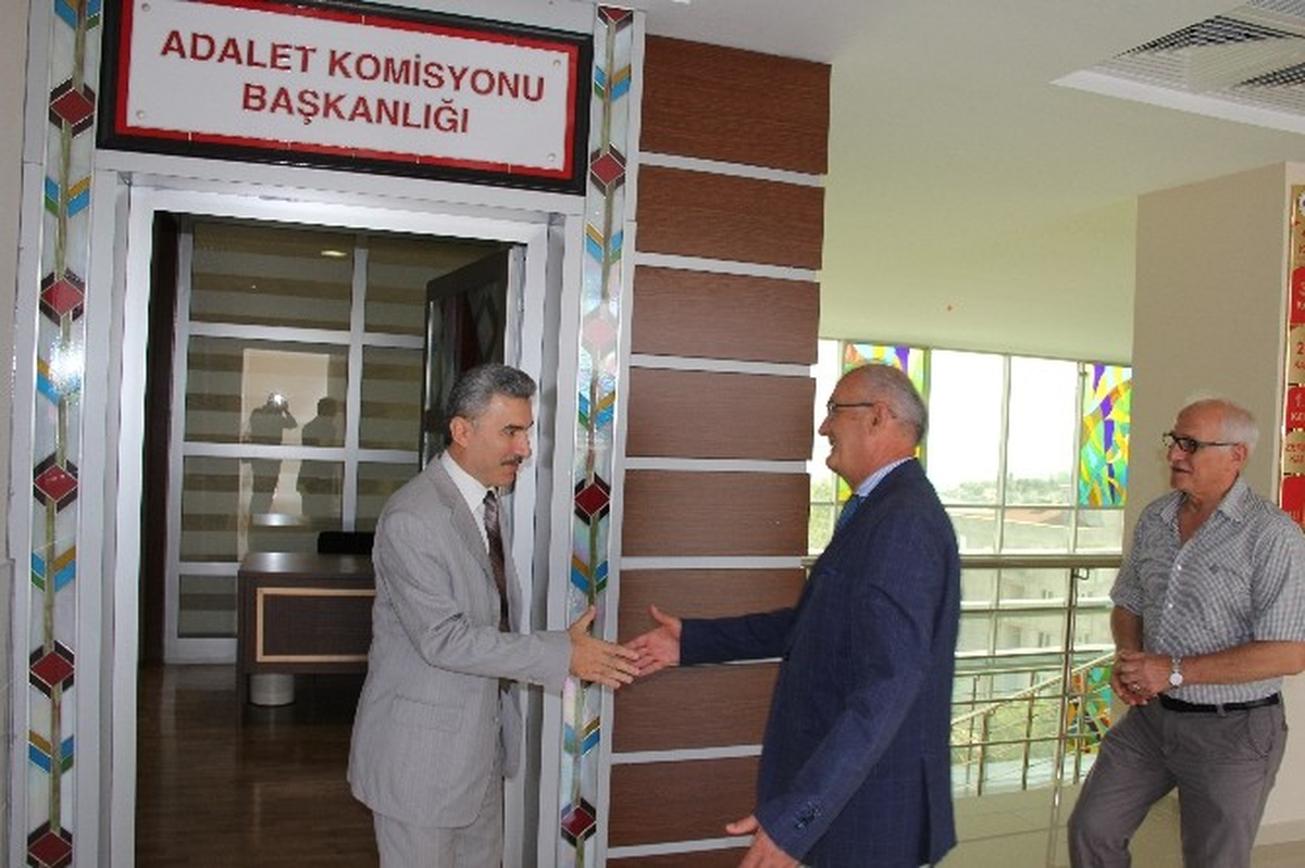 Başkan Yılmaz\'dan Osmanoğlu\'na "Hayırlı Olsun" Ziyareti