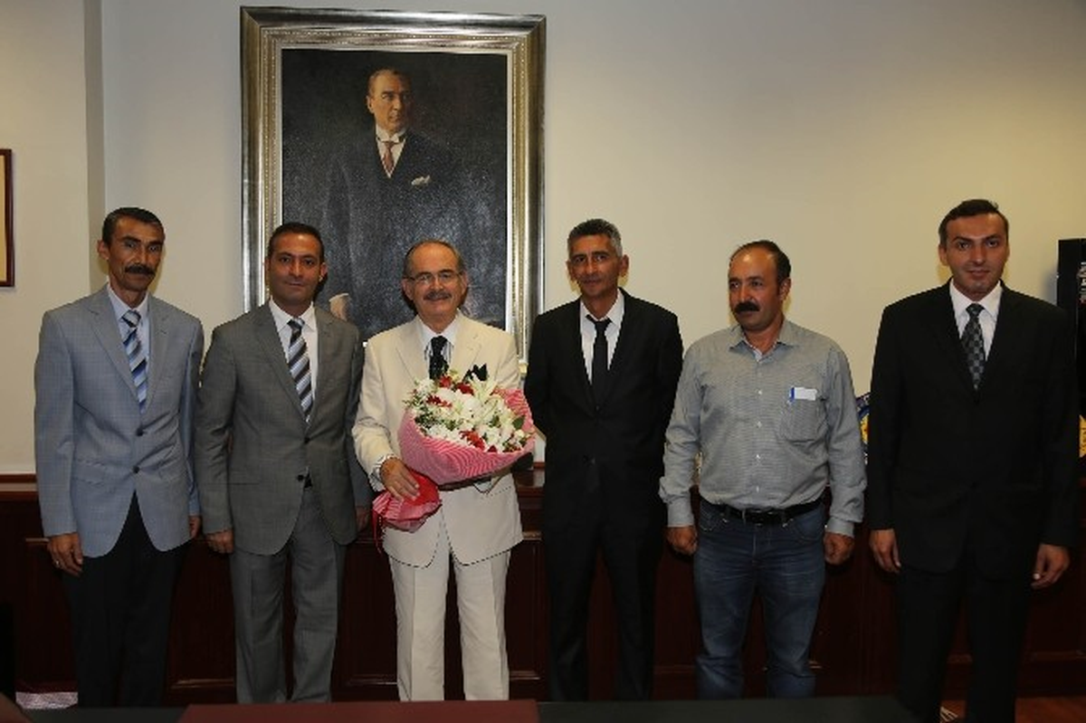 Belediye İş Sendikası\'ndan Başkan Büyükerşen\'e Ziyaret