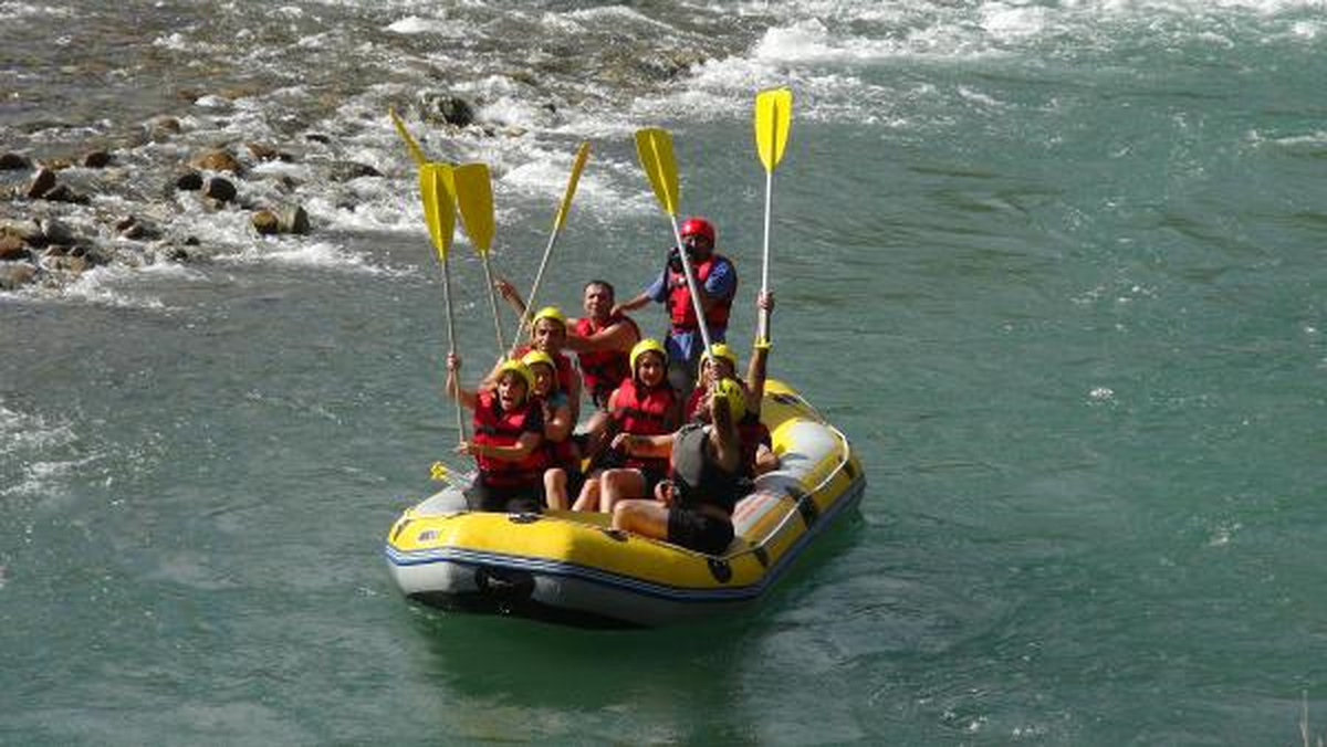 Engelliler Munzur\'da Rafting Yaptı
