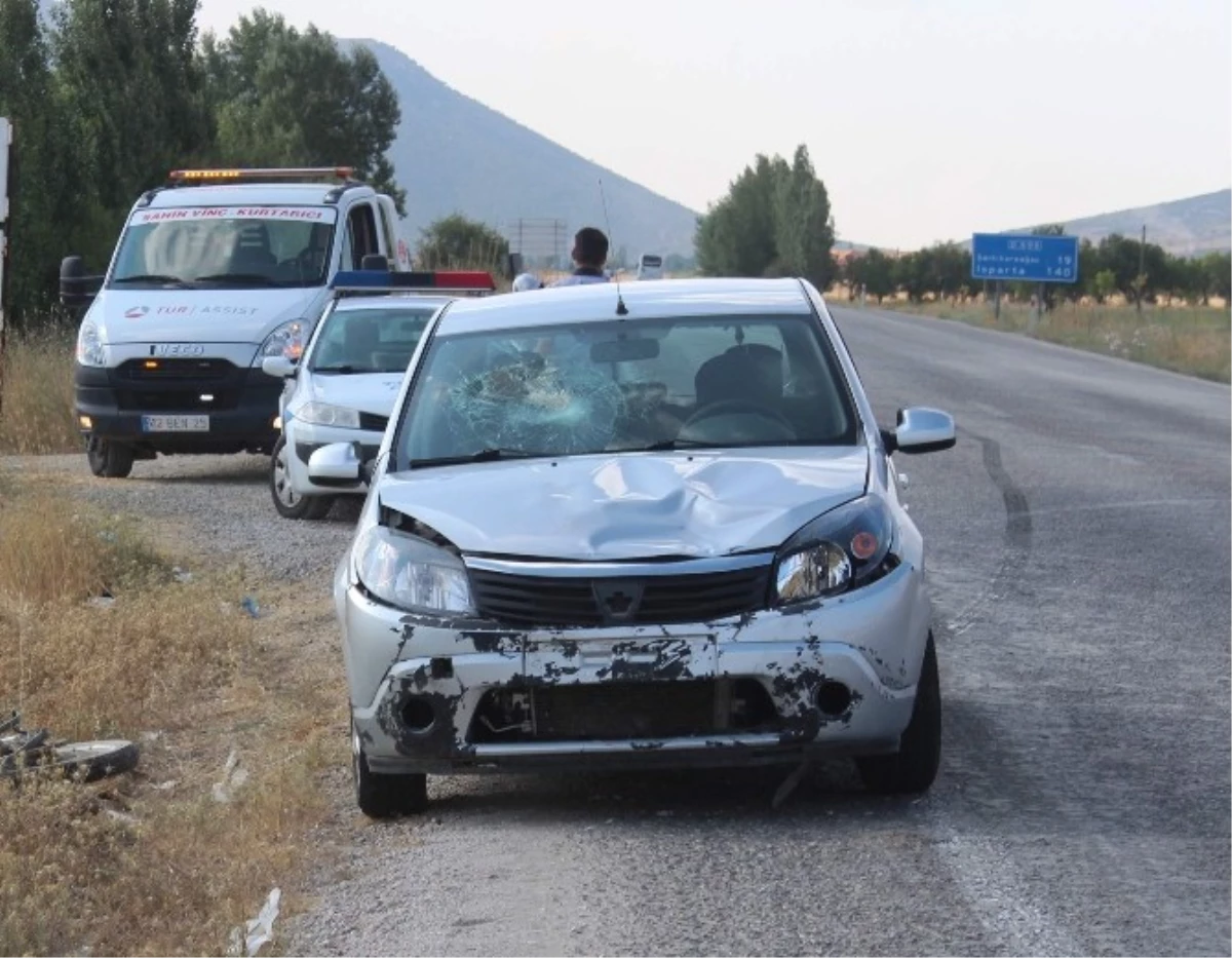 Hüyük\'te Trafik Kazası: 1 Yaralı