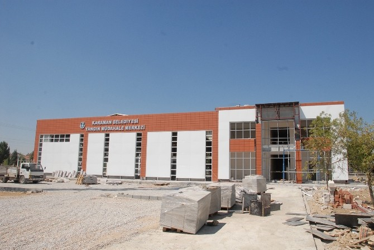 Karaman\'da Yeni İtfaiye Binası Yakında Hizmete Giriyor