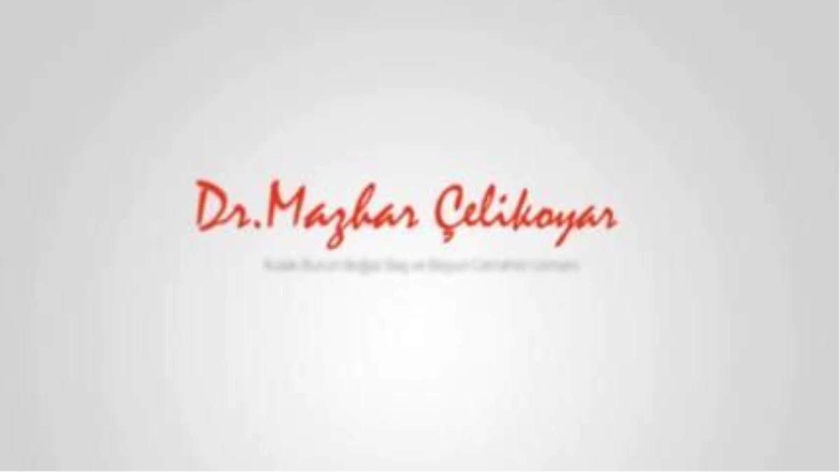 Rinoplasti Ameliyatının Teknik İncelikleri ve Orta Çatı - Op. Dr. Mazhar Çelikoyar