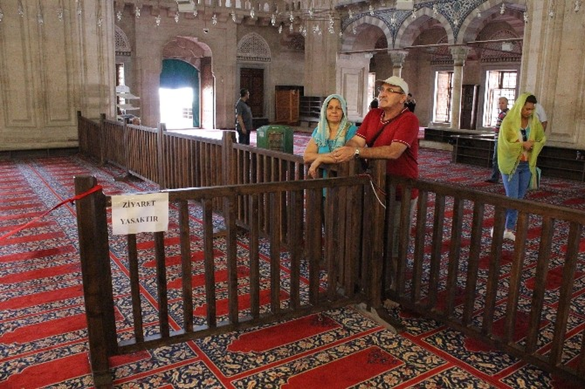 Selimiye\'de Ziyaretçiler İçin Ayrılan Alan