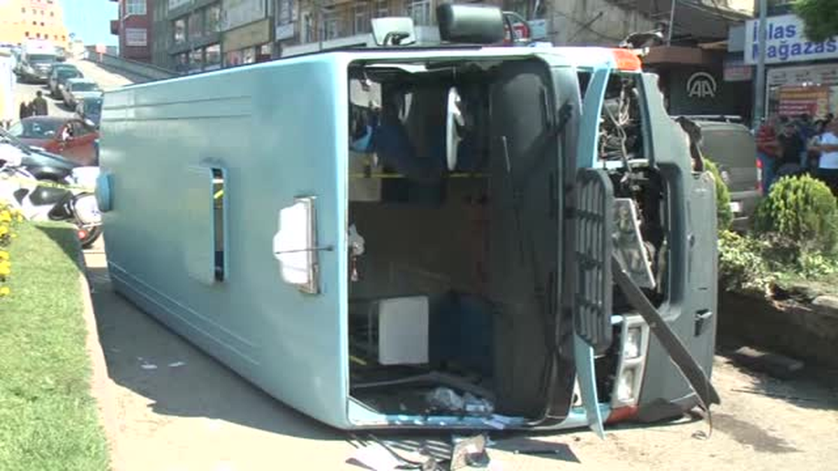 Trafik Kazası: 1 Yaralı