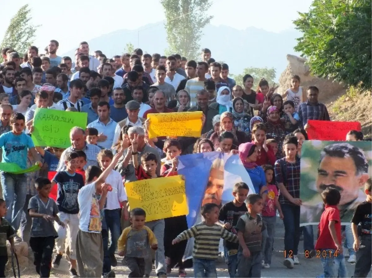 Çukurca\'da Işid Protestosu