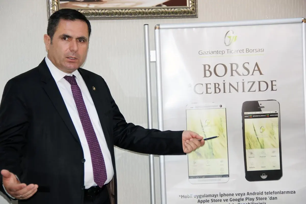 Gaziantep\'te Mobil Borsa Uygulaması Başlatıldı