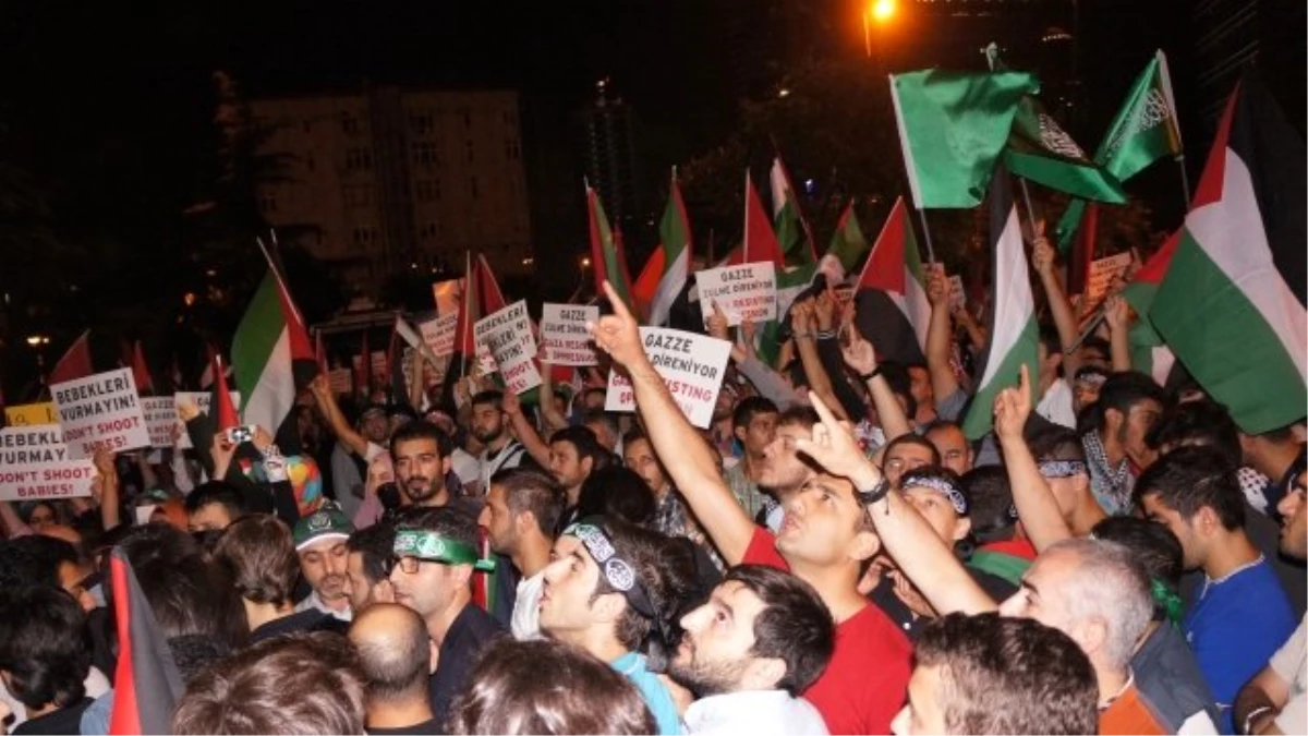 Bayburt\'ta İsrail Protestosu
