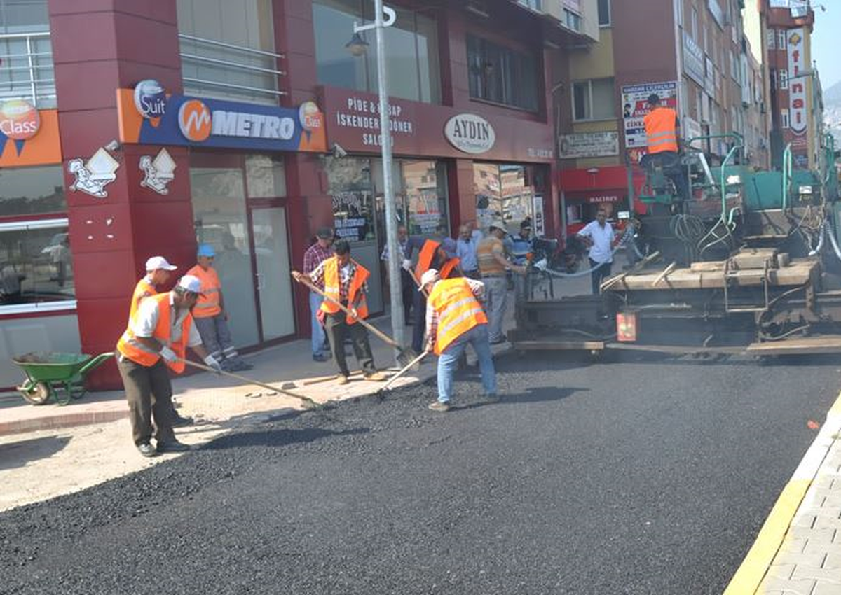 Karabük\'te Asfalt Çalışması