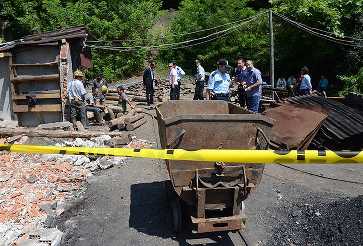 Zonguldak\'ta Maden Ocağındaki Göçük