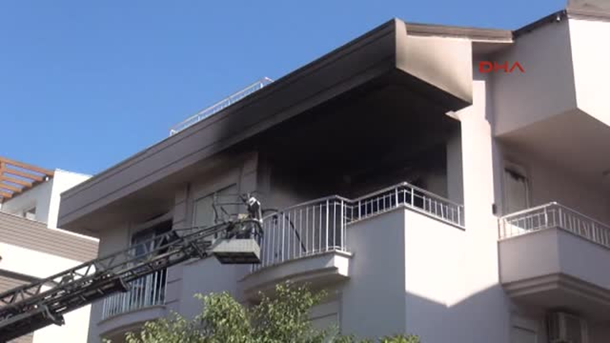 Antalya\'da Klima Evi Yaktı