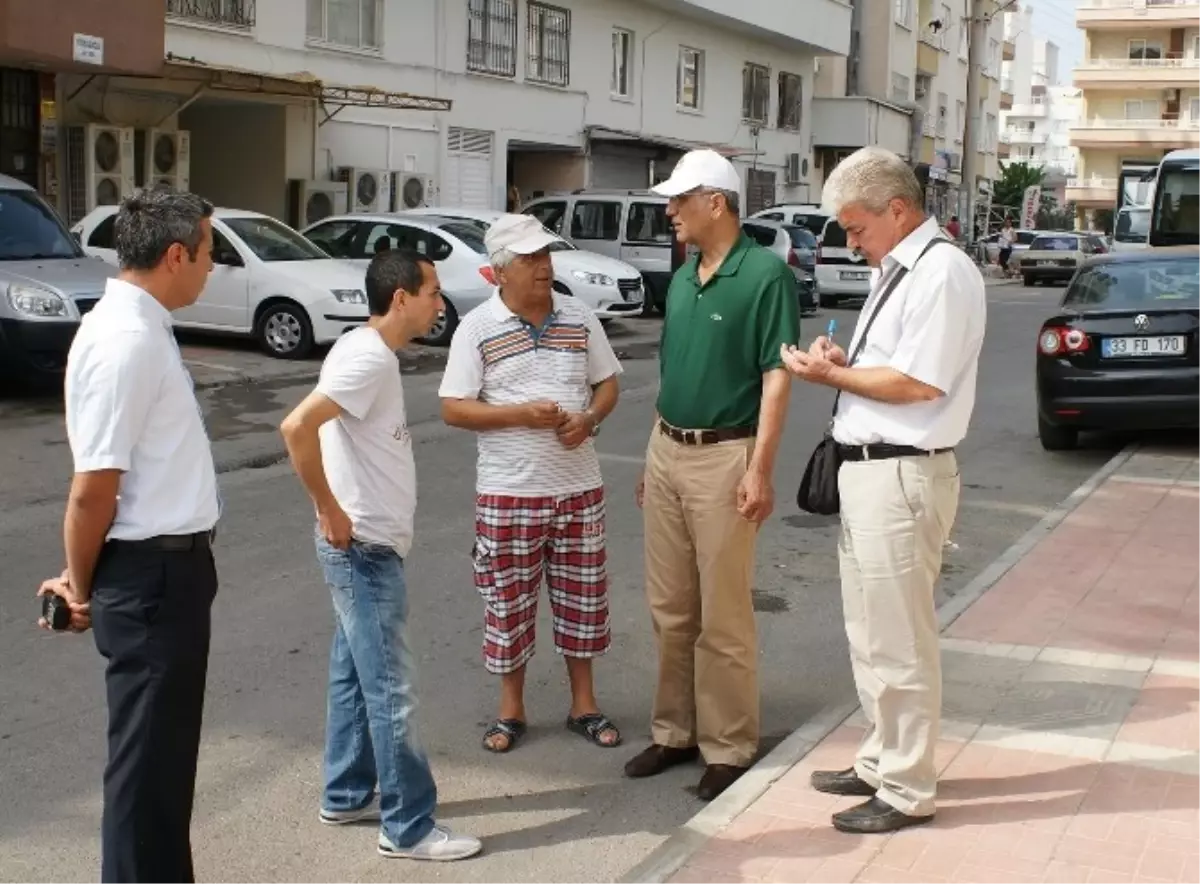 Başkan Tarhan Mahallelerde İnceleme Yaptı