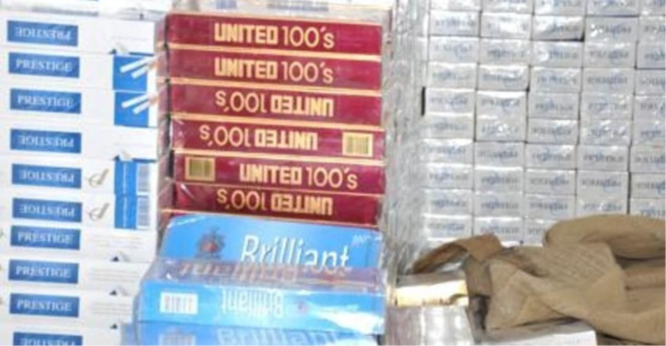 Gaziantep\'te 10 Bin Paket Kaçak Sigara Ele Geçirildi
