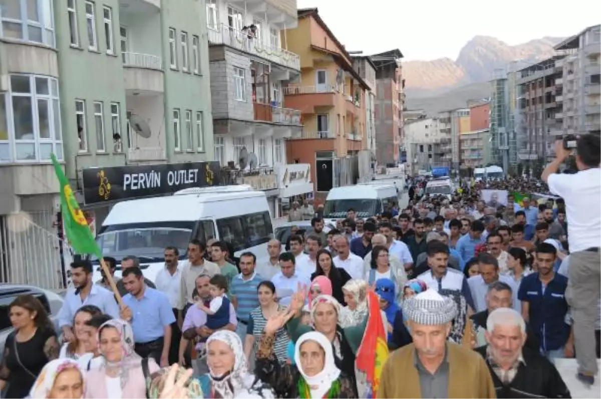 Hakkari\'de IŞİD Protestosu