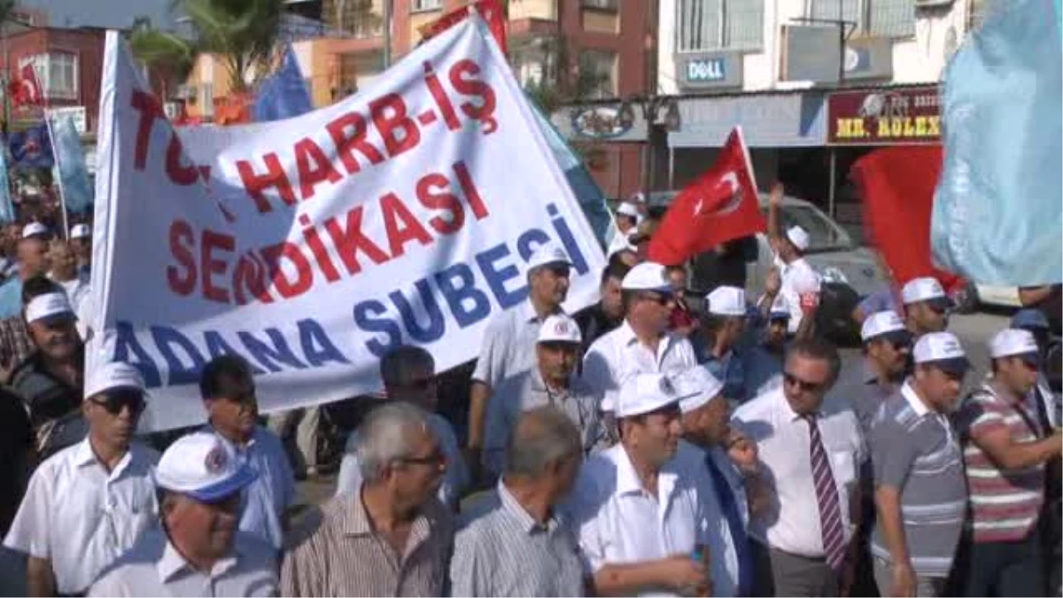 Adana İncirlik Hava ÜssündeToplu Sözleşme Protestosu