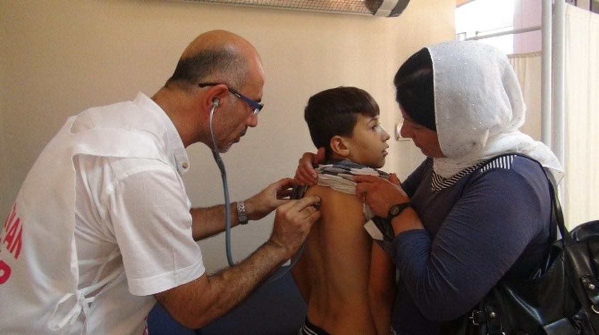 Işid\'ten Kaçan Yezidiler Sağlık Kontrolünden Geçirildi