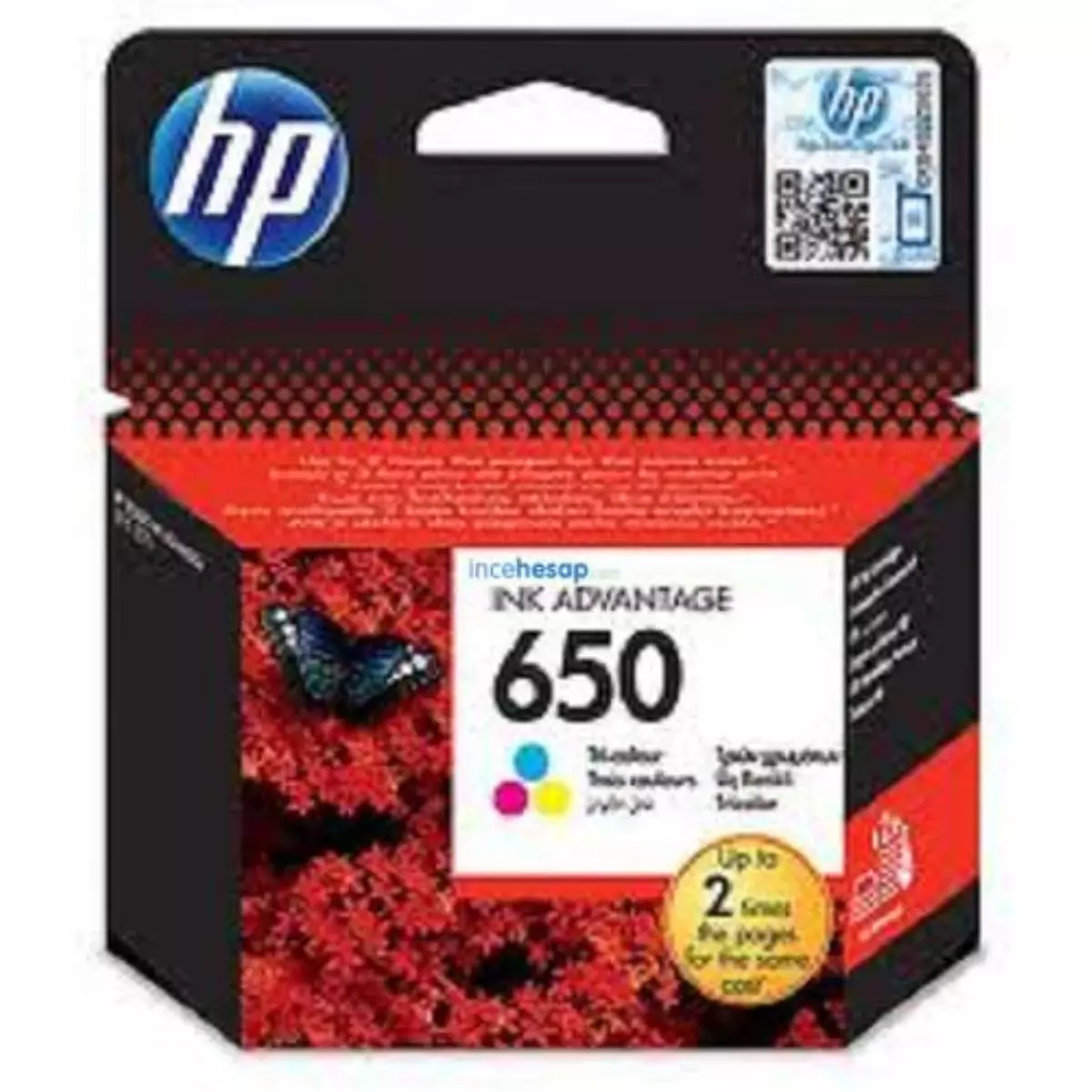 Hp Cz102ae 3 Renkli Kartuş 650 (Deskjet 2515)