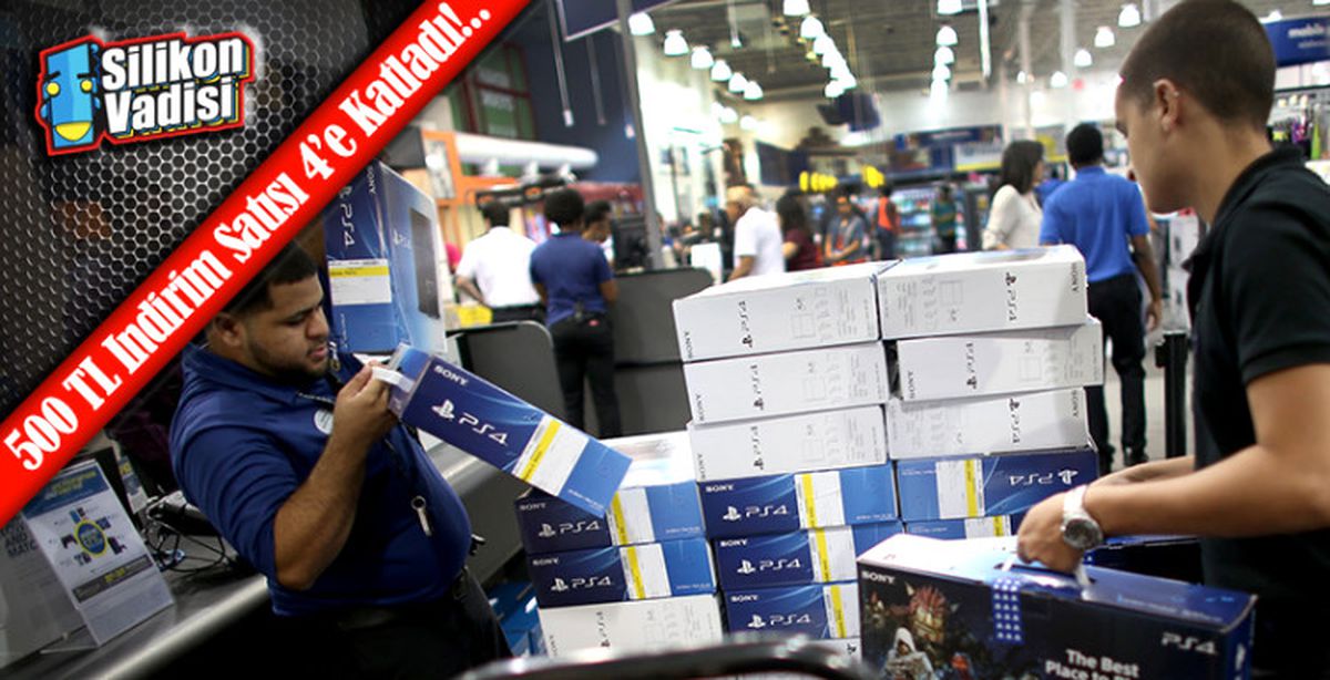 Ps4 İndirime Girdi, Satışlar Dörde Katladı!