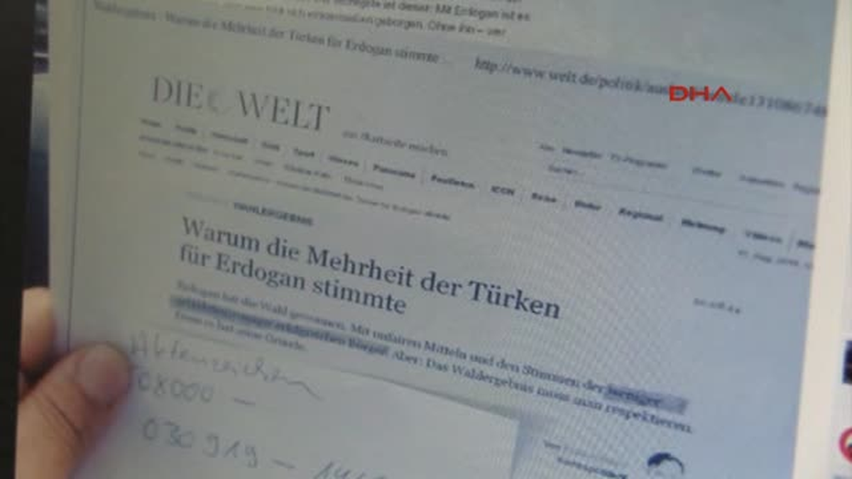 Türklere Hakaret Ettiği Gerekçesiyle Alman Gazetesinden Şikayetçi Oldu