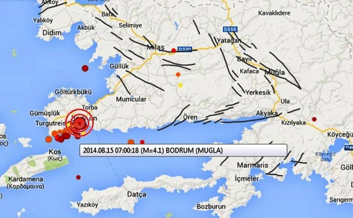 Bodrum\'da Deprem